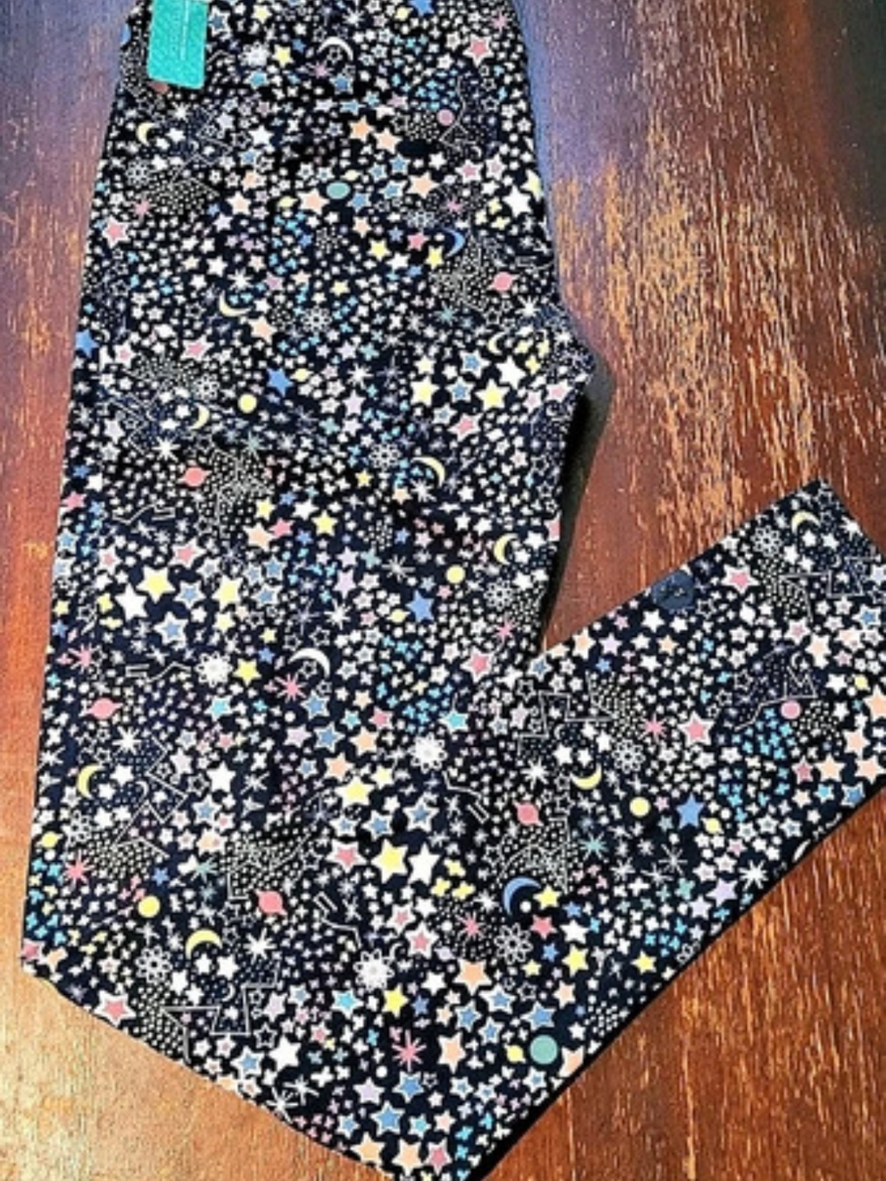 Floral Print Leggings in Black & Multicolor